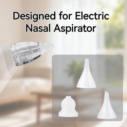 TERPINK Nasal Aspirator Replacement Parts | Suction Chamber & 6 Silicone Tips | Compatible with GROWNSY, Watolt, LittleT