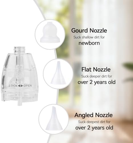 TERPINK Nasal Aspirator Replacement Parts | Suction Chamber & 6 Silicone Tips | Compatible with GROWNSY, Watolt, LittleT